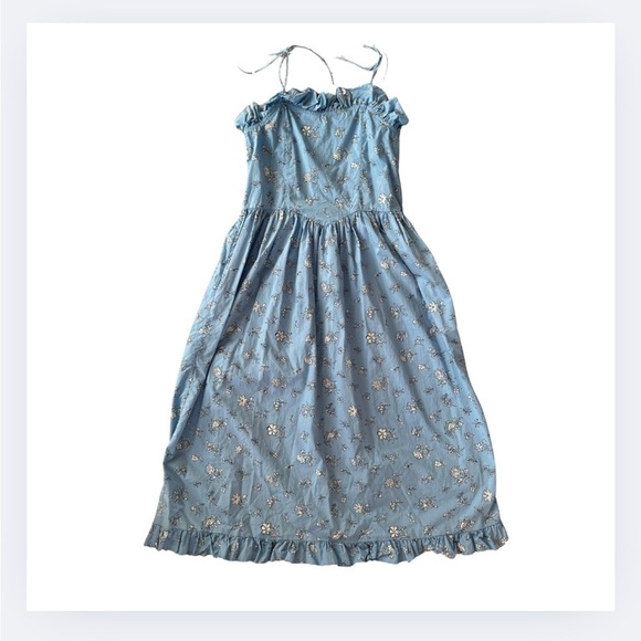 DOEN Blue Floral Sundress - Picture 6 of 10